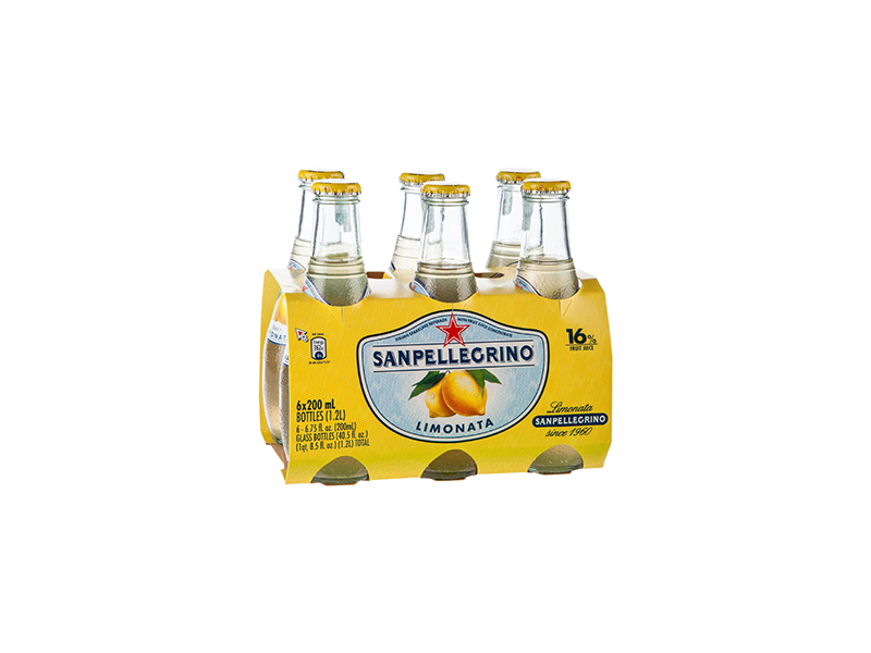 San Pellegrino 6 pack/8 oz glass bottles - Beverages2u