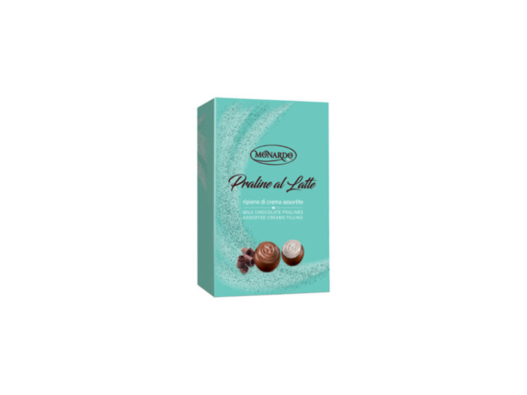 Monardo MILK CHOCOLATES PRALINES ASSORTED CREAMS FILLING tiffany